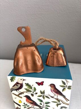 Rustic Copper Cowbells - Set of 2